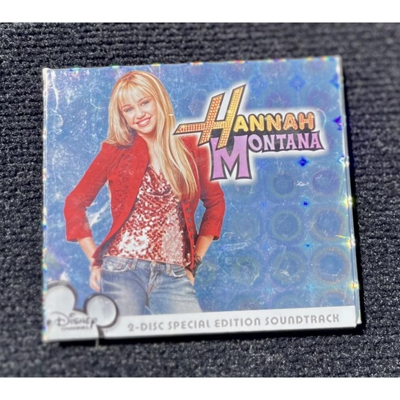 Hannah Montana 2-Disc Special Edition Soundtrack CD DVD Disney Pop Album 2007 - Picture 1 of 3